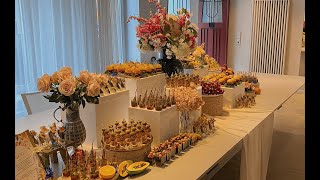 Classy Fingerfood Buffet  Sheker Catering [upl. by Natfa]