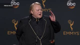 Emmy winner Louie Anderson quotBasketsquot in the press room  2016 Primetime Emmys [upl. by Aroon]