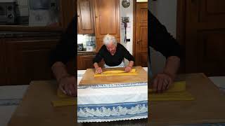 87yr old Betta makes tagliatelle pasta [upl. by Irehs]