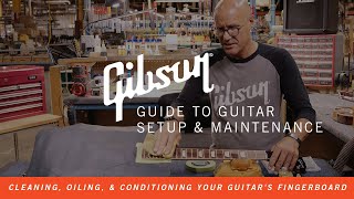 How To Clean Oil amp Condition Your Guitars Fingerboard [upl. by Fillander852]