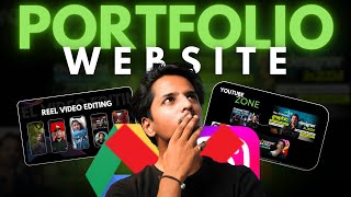 FREE Portfolio Website For Video Editor amp Graphic Designer  No Domain Need [upl. by Akym814]