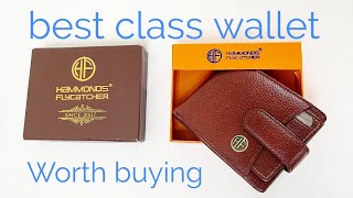 HAMMONDS FLYCATCHER Genuine Leather Wallet for Men  RFID Protected for Daily use Brown [upl. by Staford]