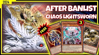 CHAOS LIGHTSWORN DECK AFTER POST BANLIST  Android Gameplay July 2024  Yugioh Duel Links [upl. by Lleral535]