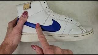 We tried how NIKE Says to Clean White Leather Shoes did it work [upl. by Ambrosine]