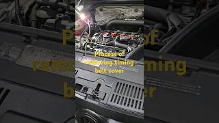 process of removing timing belt cover [upl. by Idorb]