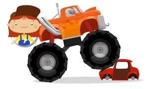 Um Super carro  Monster Truck Doutora McWheelie em português Brasil Desenho animado de carros [upl. by Labanna]