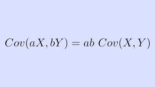 Covariance of Scaled Random Variables [upl. by Arreit]