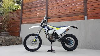 2017 FE501 Husqvarna Build Review Modifications amp FMF 41 Exhaust test [upl. by Lebiram640]