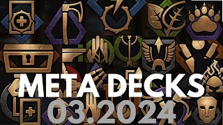 GWENT  March 2024  META DECKS  Top 10 decks in March 2024 [upl. by Htabmas]