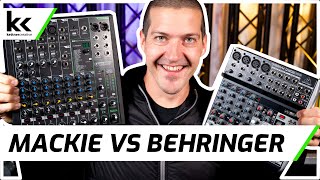 Mackie ProFX10v3 vs Behringer Xenyx Q1202 USB [upl. by Chavez]