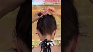 Twisted Hairstyle Tutorial created in less then a minute ✨ [upl. by Ikoek734]