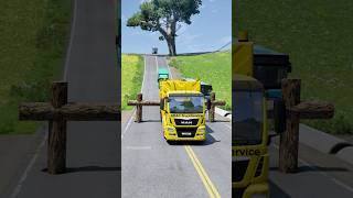 Dumper trucks driver logging trap crash part539 shortvideo beamngdrive shorts truckdriver usa [upl. by Rehtaef749]