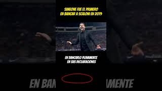 ☝️ SIMEONE FUE EL PRIMERO EN BANCAR A SCALONI CUANDO TODOS LO CRITICABAN EN SUS COMIENZOS [upl. by Mcclelland]