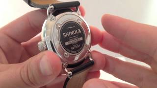 Shinola The Runwell 47mm Watch Review and Video Review [upl. by Nosinned]