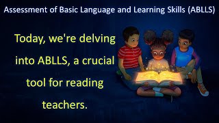 Assessment of Basic Language and Learning Skills ABLLS [upl. by Akinimod]