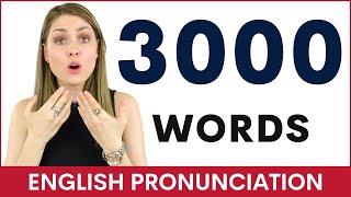 3000 WORDS  Practise British English Pronunciation of Common Vocabulary [upl. by Gadmon]