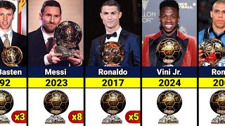 All Ballon dOr Winners 19562024 [upl. by Selene]