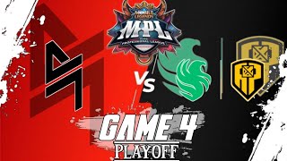 BLCK VS FCAP Blacklist international vs Falcon APBren PLAYOFFS MPL PH GAME 4SEASON 14 [upl. by Neirad]