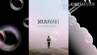 Meaning of Solivagant [upl. by Oihsoy]