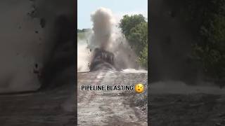 Could watch this all day 😮‍💨pipeline blasting jjsafetyllc [upl. by Imer306]