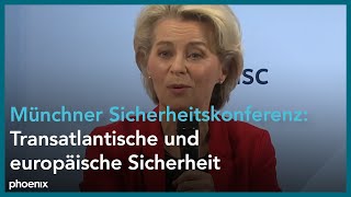 Münchner Sicherheitskonferenz Transatlantische und europäische Sicherheit [upl. by Odella944]