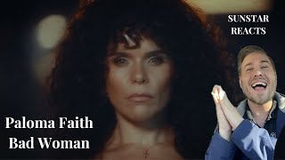 Paloma Faith  Bad Woman Official Visualiser REACTION palomafaith [upl. by Ryun]