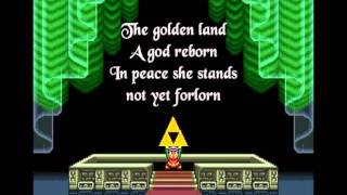 Singing Zelda Triforce Chamber  quotTouch the forcequot [upl. by Tarsuss]