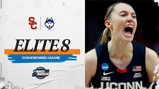 UConn vs USC  Elite Eight NCAA tournament extended highlights [upl. by Siroled]