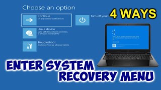 How to enter the System Restore menu ➡️ 4 ways to Access Advanced Boot Options Windows 1110 [upl. by Herson506]