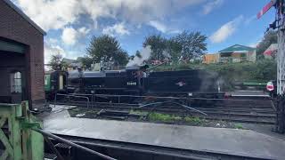 7F 280 Class  53808  Mid Hants Railway  The Watercress Line  Ropley  031021 [upl. by Ahseken404]