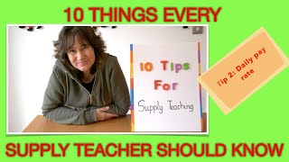 10 things every supply teacher should know [upl. by Faulkner956]