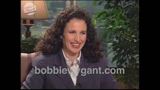 Andie MacDowell quotUnstrung Heroesquot 1995  Bobbie Wygant Archive [upl. by Wesley]