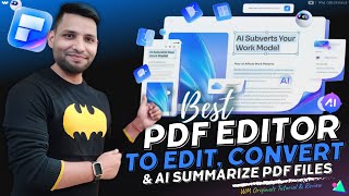 Best PDF Editor to Edit Convert Compress amp AI Summarize PDF Files 2024 Wondershare PDFelement [upl. by Niltyak]