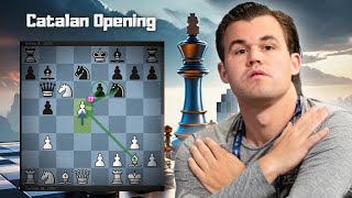 Magnus Carlsens Favourite Opening  Carlsen vs Dreev  Catalan Opening open defense with c6 [upl. by Savdeep]