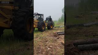 648 John Deere skidder [upl. by Aym]