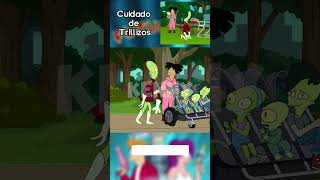 Cuidado de Trillizos 👽👽👽 T11 Ep02 P3  Futurama [upl. by Alliuqal]