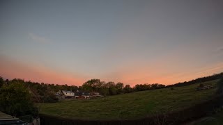 Time Lapse Sky October 13th 2024 North Yorkshire UK By John Grant [upl. by Nudnarb]