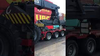 Second Konecranes SMV4531 reach stacker arriving at customers premises [upl. by Dlanar]