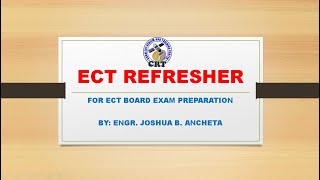 ECT Electronics Technician Refresher for ECT Board Exam [upl. by Brower]