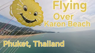 Fly Over Karon Beach 4K Phuket Thailand [upl. by Gant]