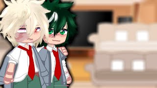 MHA REACTS TO BAKUDEKUMHABNHABakudeku🧡💚ANGSTSECRET RELATIONSHIP AUGCRVread desc [upl. by Ranson]