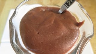 high protein chocolate chick pea pudding all food storage ingredients [upl. by Eelibuj696]