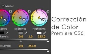 Como Hacer Corrección de Color en Adobe Premiere CS6 [upl. by Chip]