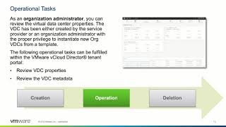 VMware vCloud Director Reviewing VDC Properties [upl. by Ioved]