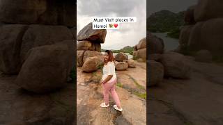 Must Visit places in Hampi ❤️ hampitrip hampi travel travelguide trending shorts youtube fyp [upl. by Tizes]