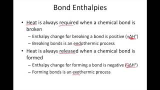 Bond Enthalpies [upl. by Eatnhoj]