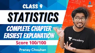 Statistics Class 9 Complete Chapter Easiest Explanation  Score 100100  CBSE  Pranay Chouhan [upl. by Grissom]