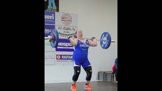 Tiina is ready for Weightlifting Masters World Championships on September 13 2024 in Rovaniemi [upl. by Grae643]