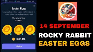 Rocky Rabbit Easter Egg Location 14 amp 15 September  Easter Eggs Location Rocky Rabbit Today [upl. by Yemerej]