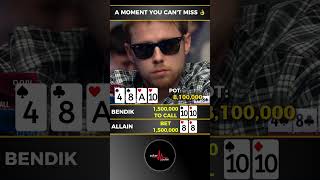 The CRAZIEST Turn Card Deep In a HUGE Poker Tournament poker [upl. by Novel236]